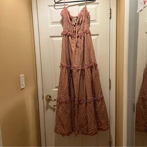 The jet set diaries pink maxi dress